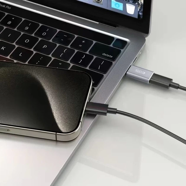 Адаптер Tech-Protect UltraBoost USB-C to Lightning Grey (9319456606195) - изображение 2