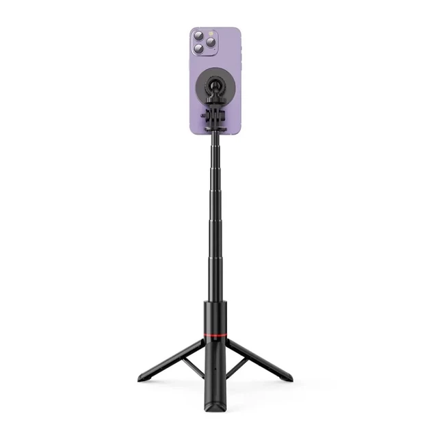 Универсальный штатив Tech-Protect L06S Bluetooth Selfie Stick Black with MagSafe (5906203691241) - Фото 3 Универсальный штатив Tech-Protect L06S Bluetooth Selfie Stick Black with MagSafe (5906203691241) - изображение 3