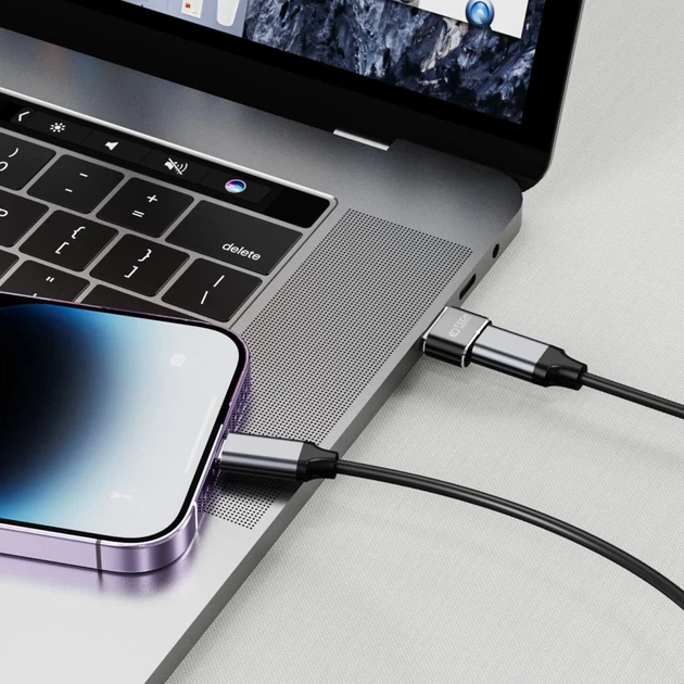 Адаптер Tech-Protect UltraBoost USB-C to USB-A Black (9490713932247) - Фото 2 Адаптер Tech-Protect UltraBoost USB-C to USB-A Black (9490713932247) - изображение 2