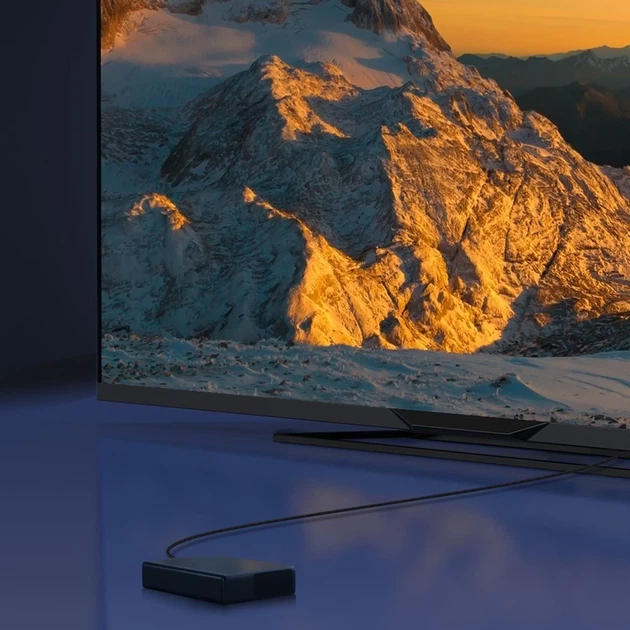 Кабель Baseus High Definition HDMI 8K to HDMI 8K 3m Black (CAKGQ-L01) - Фото 10 Кабель Baseus High Definition HDMI 8K to HDMI 8K 3m Black (CAKGQ-L01) - зображення 10