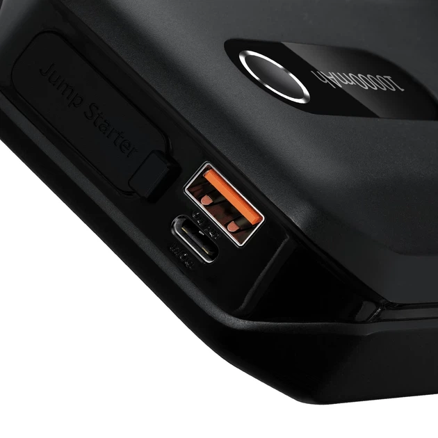 Автомобільний пусковий пристрій Baseus Starter Jump Starter Booster 10000 mAh Black (CGNL020101) - Фото 8 Автомобільний пусковий пристрій Baseus Starter Jump Starter Booster 10000 mAh Black (CGNL020101) - зображення 8