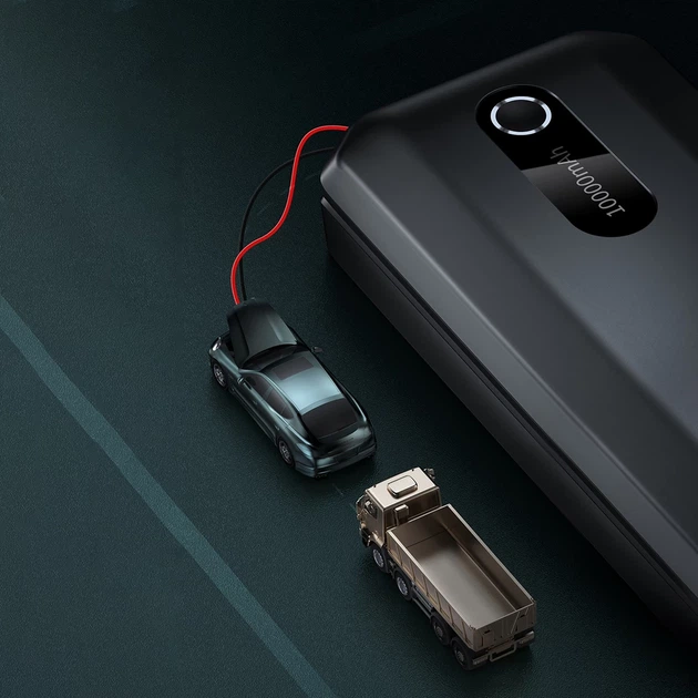 Автомобільний пусковий пристрій Baseus Starter Jump Starter Booster 10000 mAh Black (CGNL020101) - Фото 14 Автомобільний пусковий пристрій Baseus Starter Jump Starter Booster 10000 mAh Black (CGNL020101) - зображення 14