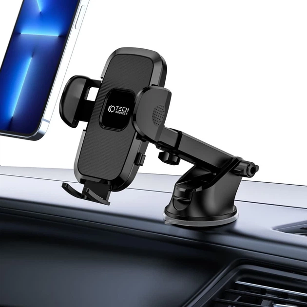 Автодержатель Tech-Protect V3 Universal Windshield Dashboard Car Mount Black (9589046926778) - изображение 5