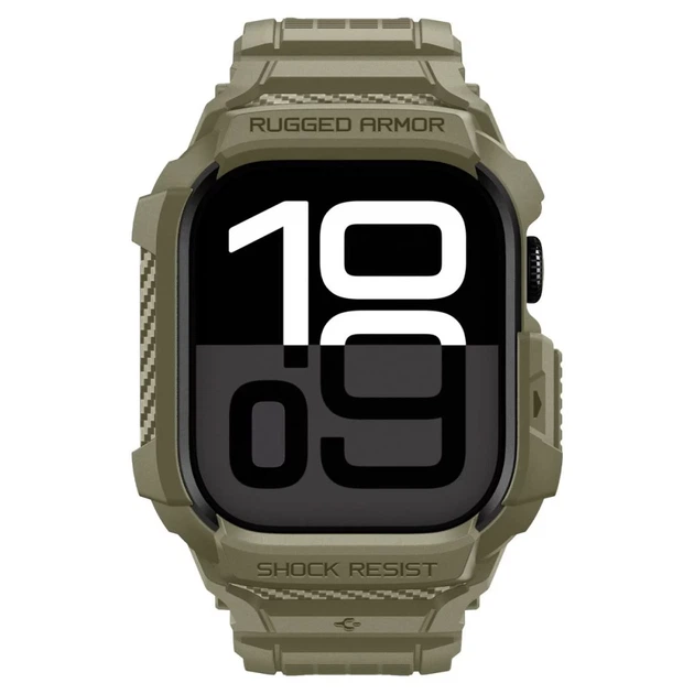 Чохол-ремінець Spigen Rugged Armor Pro V2 для Apple Watch 11 | 10 46 mm Vintage Khaki (ACS10507) - зображення 2