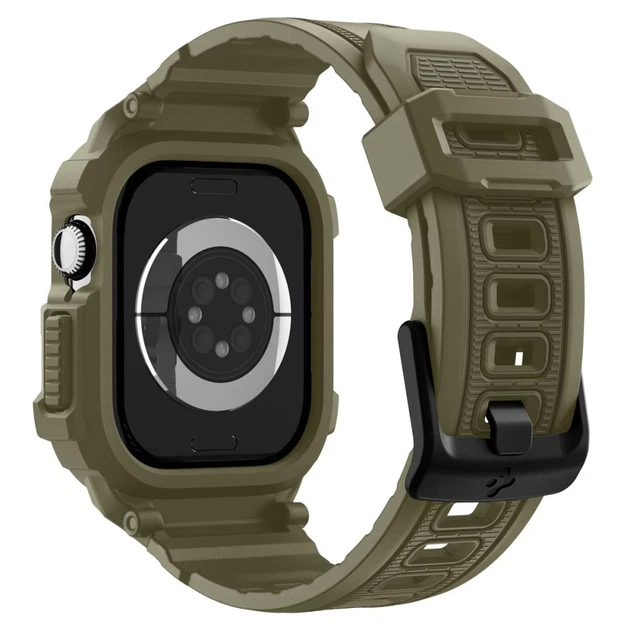 Чохол-ремінець Spigen Rugged Armor Pro V2 для Apple Watch 11 | 10 46 mm Vintage Khaki (ACS10507) - зображення 3