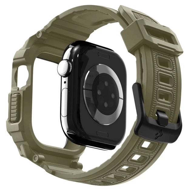 Чохол-ремінець Spigen Rugged Armor Pro V2 для Apple Watch 11 | 10 46 mm Vintage Khaki (ACS10507) - зображення 8