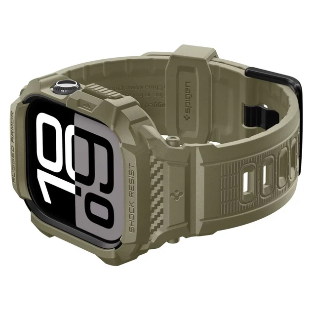 Чохол-ремінець Spigen Rugged Armor Pro V2 для Apple Watch 11 | 10 46 mm Vintage Khaki (ACS10507) - зображення 10