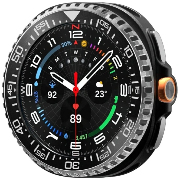 Чохол Spigen Bezel Tune Pro Diver для Samsung Galaxy Watch 8 Classic 46 mm Black (ACS10016) - зображення 8