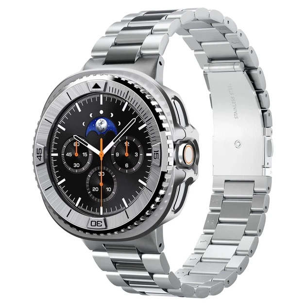 Чохол Spigen Bezel Tune Pro Pilot для Samsung Galaxy Watch 8 Classic 46 mm Silver (ACS10017) - зображення 4