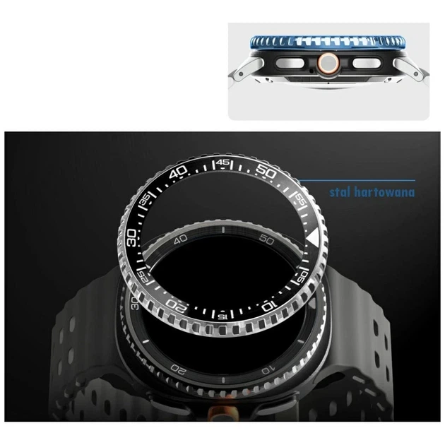 Чохол Spigen Bezel Tune Pro Diver для Samsung Galaxy Watch 8 Classic 46 mm Black (ACS10016) - зображення 12