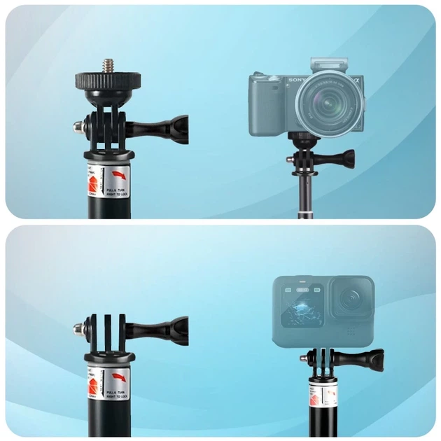 Монопод Tech-Protect GA100 Monopad & Selfie Stick для GoPro | DJI Black (5906302371747) - зображення 2