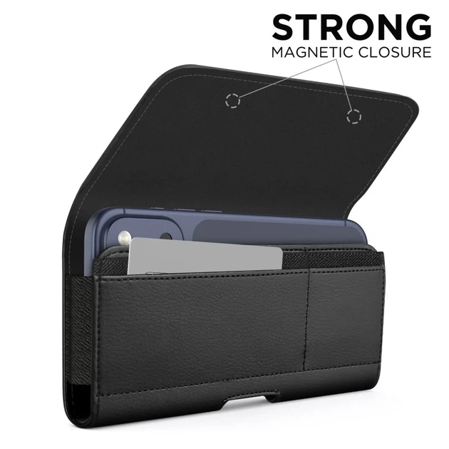 Универсальный чехол Tech-Protect Universal Phone Holster Pouch для телефону 5.8–6.8 inch Black (5906302363537) - изображение 3