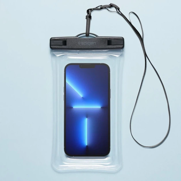 Водонепроникний чохол Spigen A610 Universal Waterproof Float 8.2" Crystal Clear (AMP04530) - Фото 5 Водонепроникний чохол Spigen A610 Universal Waterproof Float 8.2" Crystal Clear (AMP04530) - зображення 5