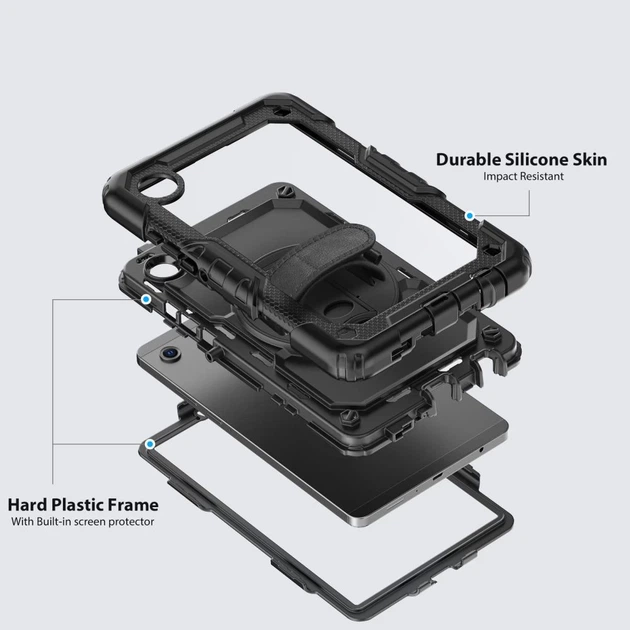 Чохол Tech-Protect Solid для Samsung Galaxy Tab A9 / A11 8.7 Black (5906302335046) - Фото 5 Чохол Tech-Protect Solid для Samsung Galaxy Tab A9 / A11 8.7 Black (5906302335046) - зображення 5