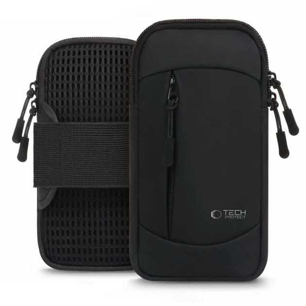 Чехол Tech-Protect на руку M6 Universal Sport Armband Black (5906302375707) - Фото 1 Чехол Tech-Protect на руку M6 Universal Sport Armband Black (5906302375707) - изображение 1