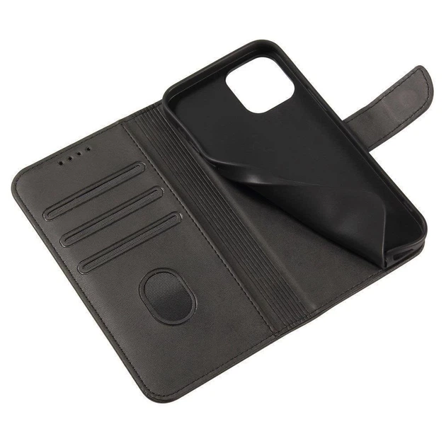 Чехол-книжка HRT Magnet Case для OnePlus Ace Black (9145576255001) - Фото 7 Чехол-книжка HRT Magnet Case для OnePlus Ace Black (9145576255001) - изображение 7