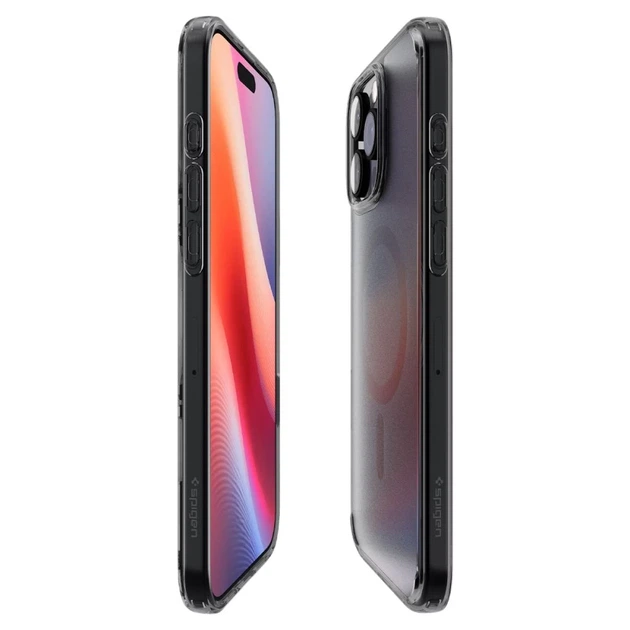 Чехол Spigen Ultra Hybrid "T" для iPhone 16 Pro Frost Black with MagSafe (ACS08514) - изображение 7