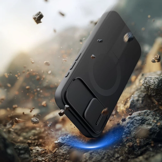 Чехол Tech-Protect Kevlar Aura для iPhone 16e Black with MagSafe (5906302331697) - изображение 4
