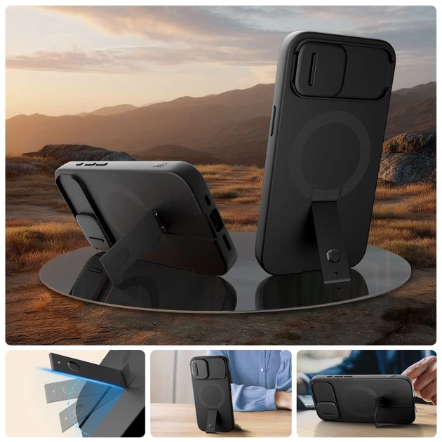 Чехол Tech-Protect Kevlar Aura для iPhone 16e Black with MagSafe (5906302331697) - изображение 7