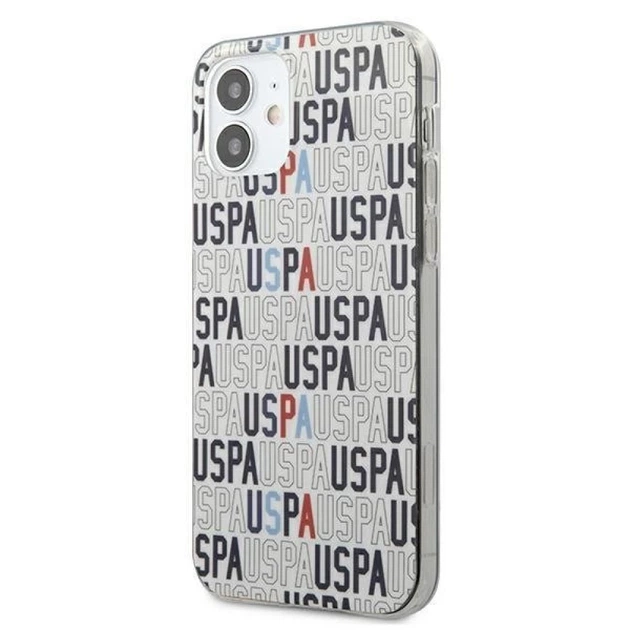 Чохол U.S. Polo Assn Logo Mania Collection для iPhone 12 mini White (USHCP12SPCUSPA6) - зображення 2