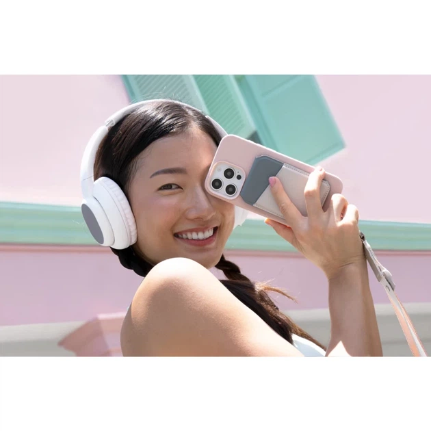 Чохол UNIQ Lino Hue для iPhone 16 Pro Max Blush Pink with MagSafe (UNIQ-IP6.9P(2024)-LINOHMPNK) - зображення 4