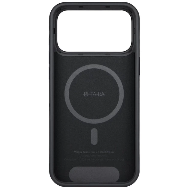 Чехол Pitaka Aramid UltraGuard для iPhone 17 Pro Black Grey with MagSafe (KI1701PB) - изображение 3