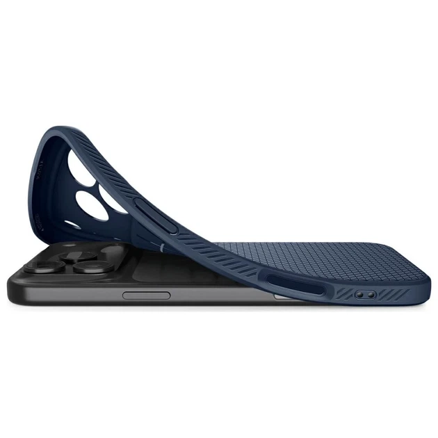 Чохол Spigen Liquid Air для iPhone 17 Pro Navy Blue (ACS10332) - зображення 8