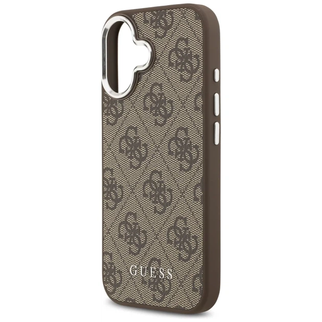 Чохол Guess 4G Classic Logo для iPhone 17 Brown with MagSafe (GUHMP17SP4GSSMCW) - зображення 6