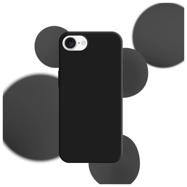 Чехол 3mk Silicone Case для iPhone 16e Black (5903108562911) - изображение 2