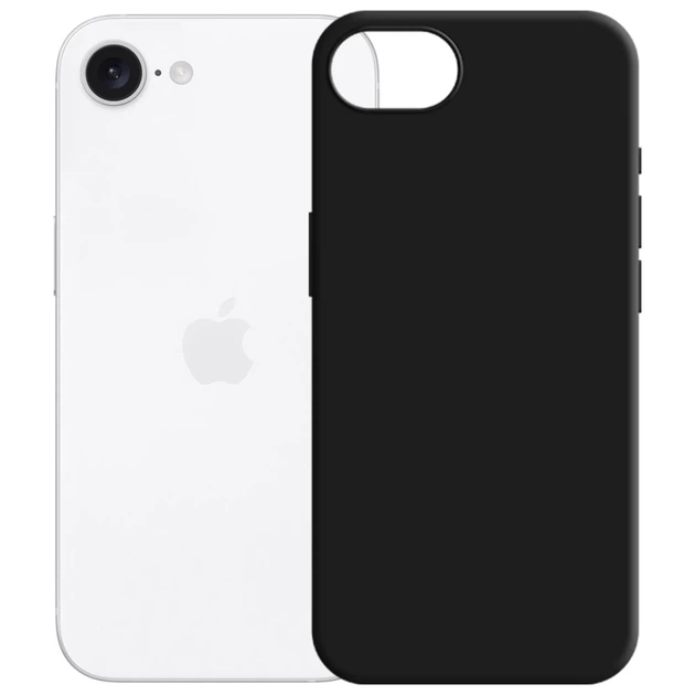 Чехол 3mk Silicone Case для iPhone 16e Black (5903108562911) - изображение 5