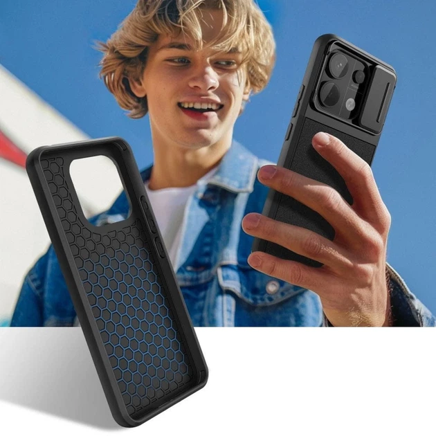 Чехол Tech-Protect Velar Cam+ для Xiaomi Redmi Note 13 Pro 5G | Poco X6 5G Black (5906302307647) - изображение 3
