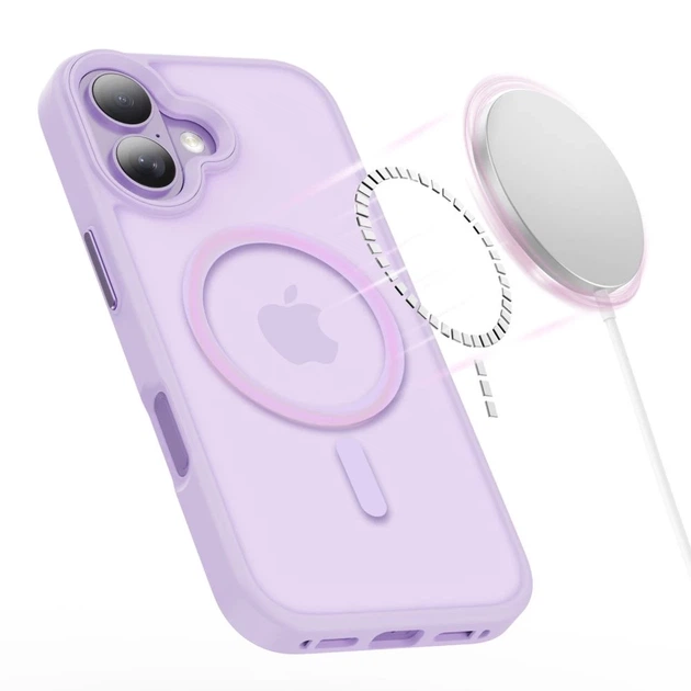 Чехол Tech-Protect MagMat для iPhone 17 Matte Lavender with MagSafe (5906302334117) - изображение 3