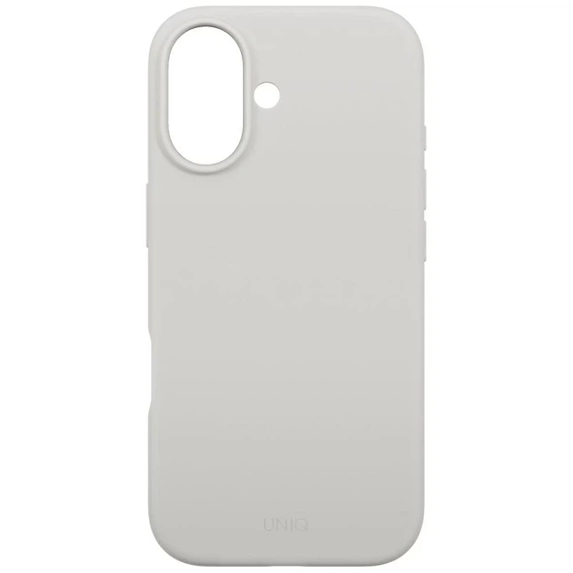 Чохол Uniq Lino для iPhone 17 Light Gray with MagSafe (UNIQ-IP6.3(2025)-LINOMMGRY) - зображення 3
