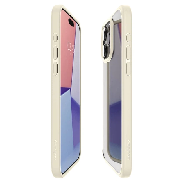 Чехол Spigen Crystal Hybrid для iPhone 15 Pro Max Sand Beige (8809896747578) - изображение 9