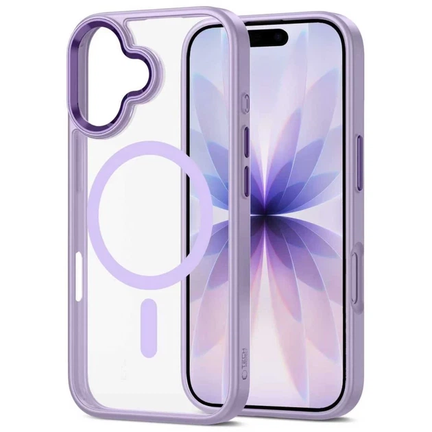 Чехол Tech-Protect MagMat для iPhone 17 Lavender Clear with MagSafe (5906302334193) - изображение 3