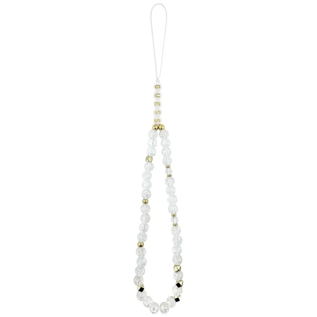 Чохол Guess IML Flowers Electro Pearl Strap для iPhone 17 Pro White with MagSafe (GUHMP17LHCPOFPH) - зображення 2