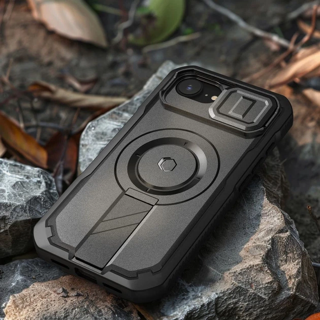Чехол Tech-Protect Kevlar для iPhone 16e Black with MagSafe (5906302318513) - изображение 7