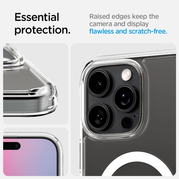 Чохол Spigen Ultra Hybrid "T" для iPhone 16 Pro White with MagSafe (ACS08512) - зображення 12