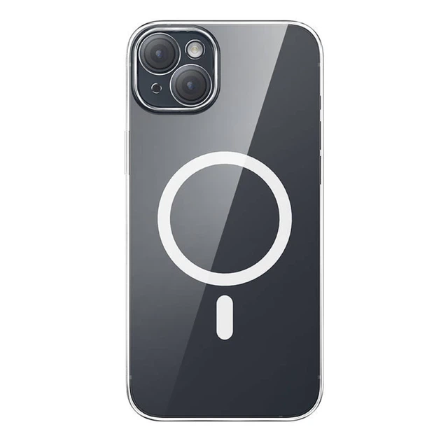 Чехол и защитное стекло Baseus Magnetic Crystal Clear with Cleaner Kit для iPhone 13 Transparent with MagSafe (ARSJ010602) - изображение 3