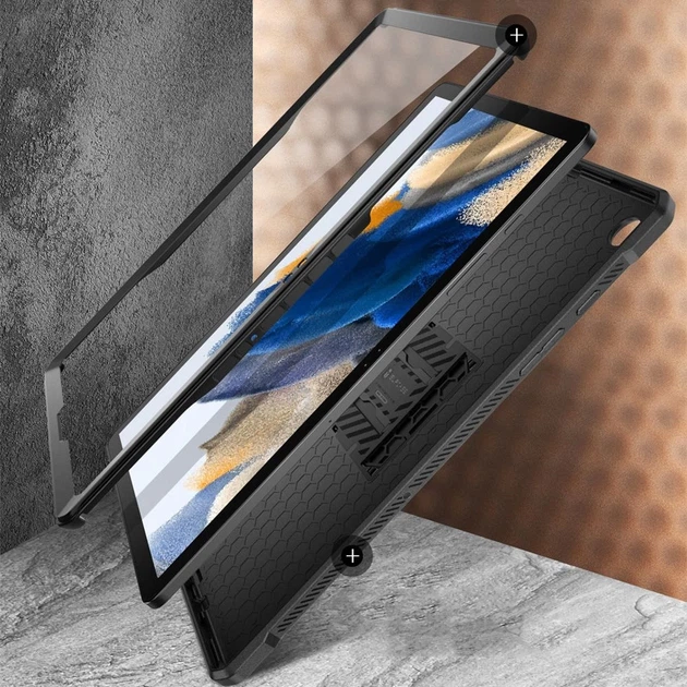 Чехол и защитное стекло Supcase Unicorn Beetle Pro для Samsung Galaxy Tab A9 Plus 11.0 (X210 | X215 | X216) Black (843439138513) - Фото 3 Чехол и защитное стекло Supcase Unicorn Beetle Pro для Samsung Galaxy Tab A9 Plus 11.0 (X210 | X215 | X216) Black (843439138513) - изображение 3