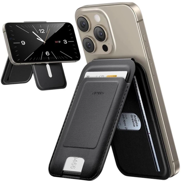 Магнитный кошелек Ugreen Stand Black with MagSafe (6941876241651) - изображение 2