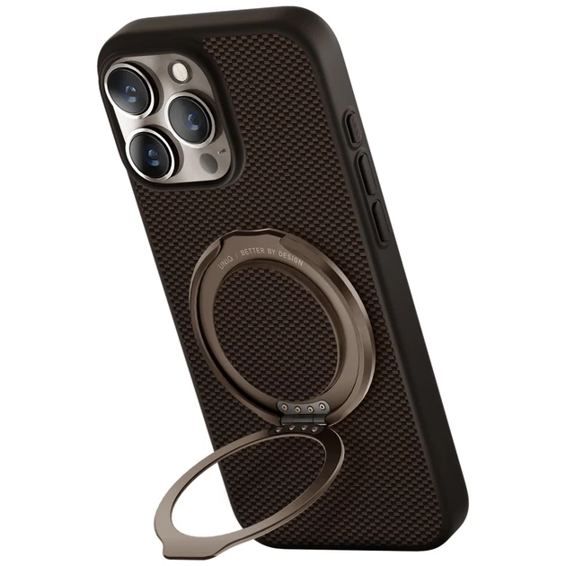 Чохол UNIQ Keva Air для iPhone 16 Pro Max Brown with MagSafe (UNIQ-IP6.9P(2024)-KAGPBBWN) - зображення 2