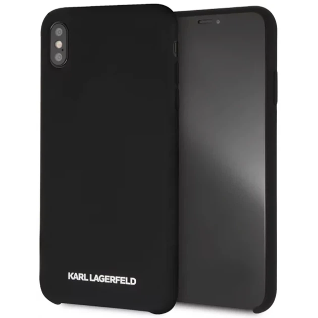 Чохол Karl Lagerfeld Silicone для iPhone XS/X Black (KLHCI65SLBKS) - Фото 1 Чохол Karl Lagerfeld Silicone для iPhone XS/X Black (KLHCI65SLBKS) - зображення 1