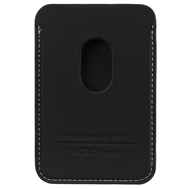 Магнітний гаманець Audi Synthetic Leather Wallet Card Slot Black with MagSafe (AU-MSCH-Q3/D1-BK) - Фото 5 Магнітний гаманець Audi Synthetic Leather Wallet Card Slot Black with MagSafe (AU-MSCH-Q3/D1-BK) - зображення 5