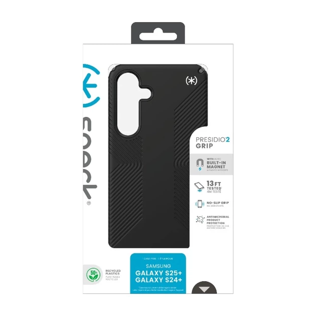 Чехол Speck Presidio2 Grip Magnet для Samsung Galaxy S25 Plus (S936) Black Slate Grey with MagSafe (150878-3205) - изображение 14