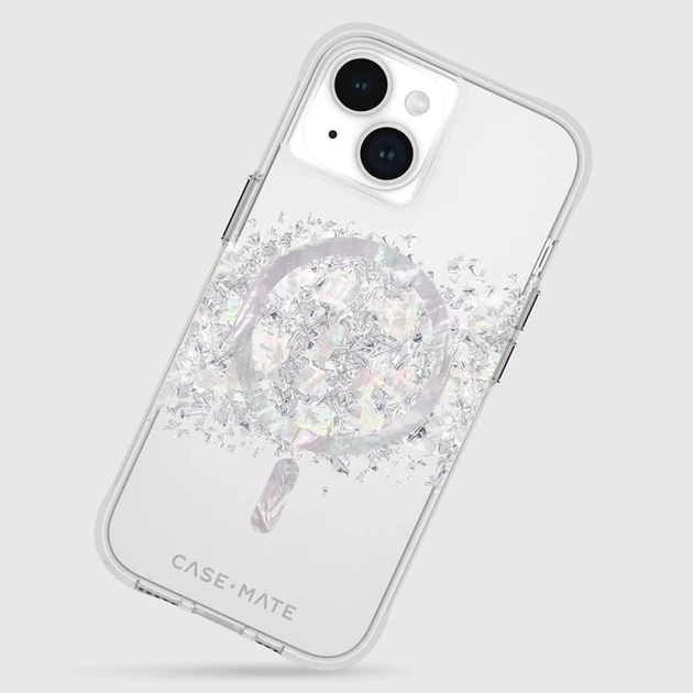 Чехол Case-Mate Karat для iPhone 15 | 14 | 13 Touch of Pearl with MagSafe (CM051384) - Фото 8 Чехол Case-Mate Karat для iPhone 15 | 14 | 13 Touch of Pearl with MagSafe (CM051384) - изображение 8