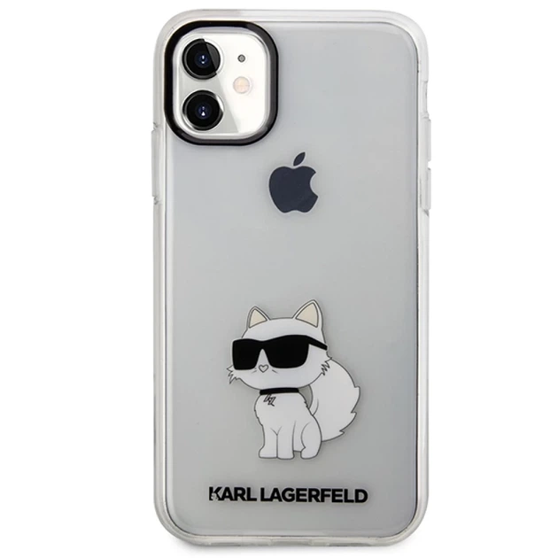Чохол Karl Lagerfeld Ikonik Choupette для iPhone 11 | XR Transparent (KLHCN61HNCHTCT) - зображення 3