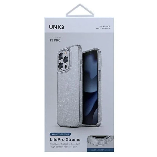Чохол Uniq LifePro Xtreme для iPhone 13 | 13 Pro Tinsel Lucent (UNIQ-IP6.1PHYB(2021)-LPRXLUC) - зображення 6