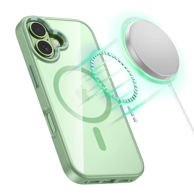 Чехол Tech-Protect MagMat для iPhone 17 Sage Clear with MagSafe (5906302334216) - изображение 4