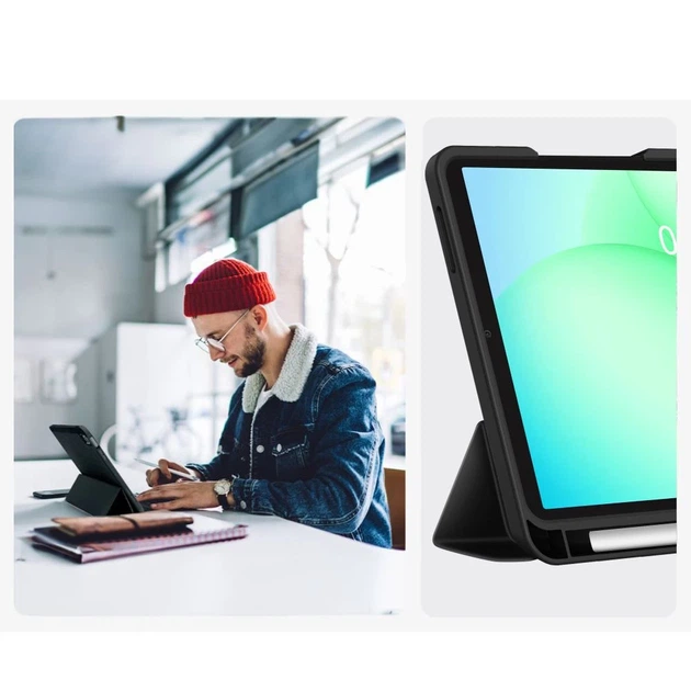 Чехол Tech-Protect SC Pen для Samsung Galaxy Tab A11 | A9 8.7 Black (5906302334964) - Фото 6 Чехол Tech-Protect SC Pen для Samsung Galaxy Tab A11 | A9 8.7 Black (5906302334964) - изображение 6